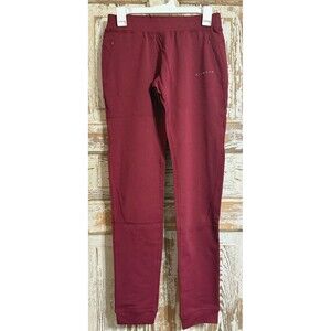 Women's Fitwear Track Pants - Burgundy - Size Small (4)